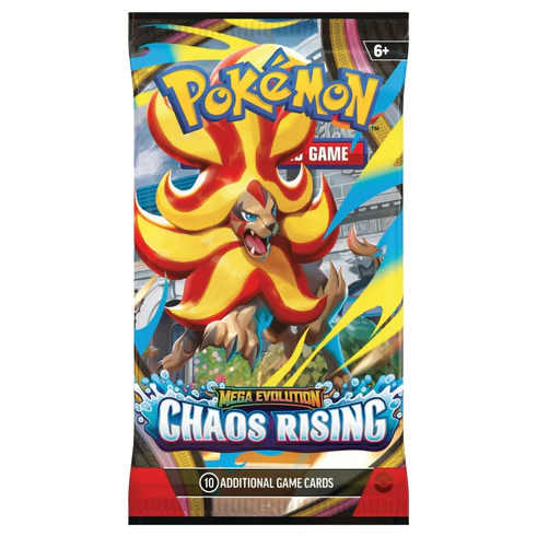 Pokemon Mega Evolution: Chaos Rising Booster Pack