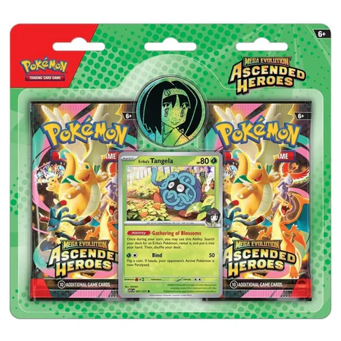 Pokémon Mega Evolution: Ascended Heroes Collection Blister (Erika)
