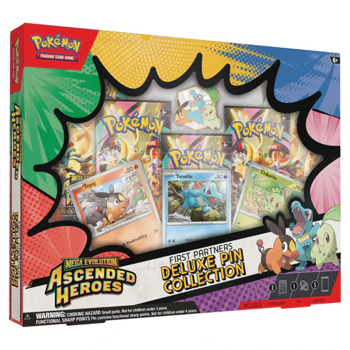 Pokémon Mega Evolution: Ascended Heroes Deluxe Pin Collection Box