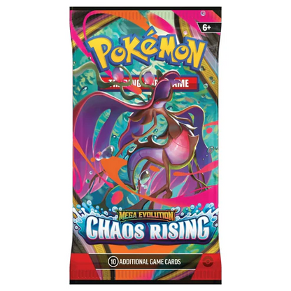 Pokemon Mega Evolution: Chaos Rising Booster Pack