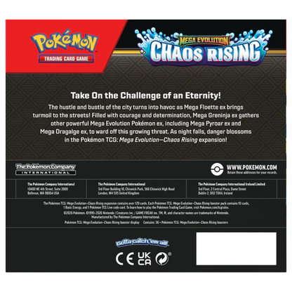 Pokemon Mega Evolution: Chaos Rising Booster Box