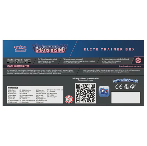 Pokémon Mega Evolution: Chaos Rising Elite Trainer Box